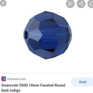 Swarovski Crystal round faceted 10mm beads